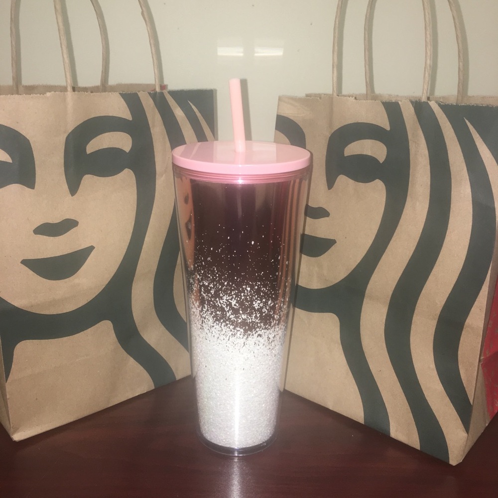 Starbucks Holiday 2019 Rose Gold Glitter Tumbler - Picture 2 of 2